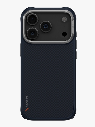 Uniq для iPhone 17 Pro Max чехол KEVA Kevlar Trance Blue (MagSafe)