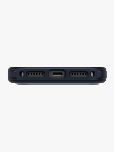Uniq для iPhone 17 Pro Max чехол KEVA Kevlar Trance Blue (MagSafe)
