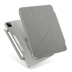 Чехол Uniq Camden Anti-microbial для iPad Pro 11 (2021) с отсеком для стилуса, серый