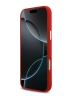 Lacoste для iPhone 17 Pro Max чехол Liquid silicone Lacquer Metal logo & Cam Hard Red (MagSafe)