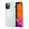 Чехол Guess Liquid Silicone 4G Big logo Hard для iPhone 13 Pro, голубой