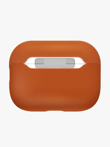Uniq для Airpods Pro 3 чехол LINO Liquid silicone with handstrap Sunset Orange