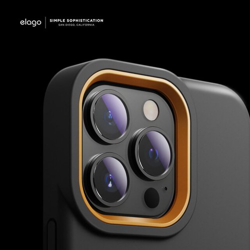 Чехол Elago GLIDE для iPhone 13 Pro Max, серый/желтый