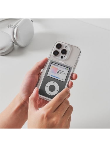 Elago картхолдер MagSafe Card Holder PC Unique iPod Silver