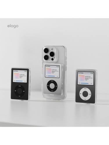 Elago картхолдер MagSafe Card Holder PC Unique iPod Silver