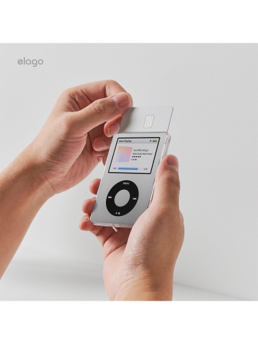 Elago картхолдер MagSafe Card Holder PC Unique iPod Silver
