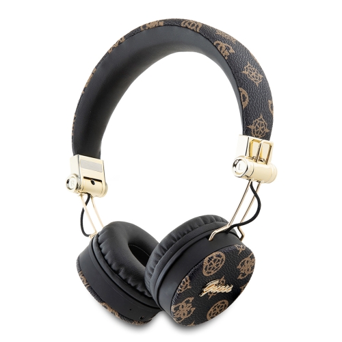 Guess наушники беспроводные накладные Bluetooth HP Round ENC Peony with Script Metal Logo Black