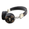 Guess наушники беспроводные накладные Bluetooth HP Round ENC Peony with Script Metal Logo Black