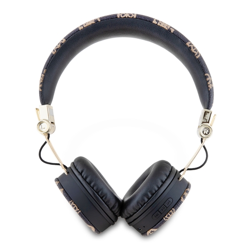 Guess наушники беспроводные накладные Bluetooth HP Round ENC Peony with Script Metal Logo Black