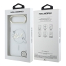 Karl Lagerfeld для iPhone Air чехол IML NFT Choupettes Script logo Metal Cam белый (MagSafe)