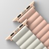Ремешок Uniq Revix reversible Magnetic для Apple Watch 42-41-40 mm, розовый/бежевый