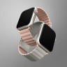 Ремешок Uniq Revix reversible Magnetic для Apple Watch 38-40-41 mm, розовый/бежевый