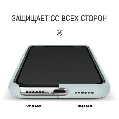 Чехол Elago Soft Silicone для iPhone 11, Mint
