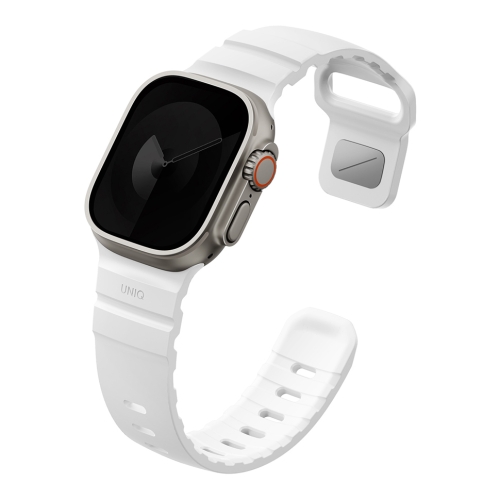 Uniq для Apple Watch 49/46/45/44 mm ремешок Alton Silicon Strap Blanc White