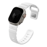 Uniq для Apple Watch 49/46/45/44 mm ремешок Alton Silicon Strap Blanc White