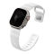 Uniq для Apple Watch 49/46/45/44 mm ремешок Alton Silicon Strap Blanc White