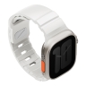 Uniq для Apple Watch 49/46/45/44 mm ремешок Alton Silicon Strap Blanc White