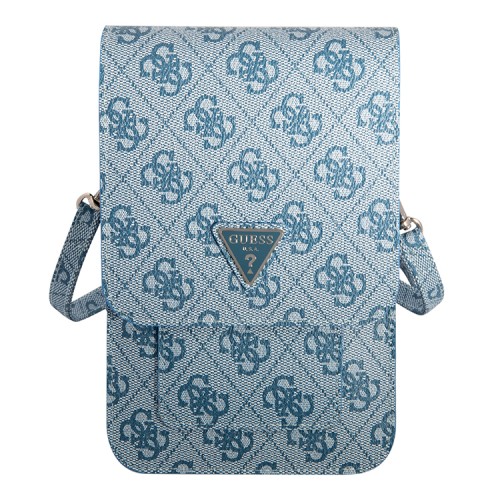 Сумка Guess Wallet Bag 4G Big with Triangle logo для смартфонов, голубая