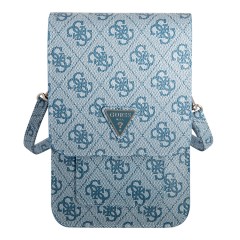 Сумка Guess Wallet Bag 4G Big with Triangle logo для смартфонов, голубая