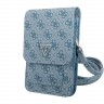 Сумка Guess Wallet Bag 4G Big with Triangle logo для смартфонов, голубая