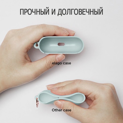 Чехол Elago Liquid Hang case для AirPods Pro, Mint