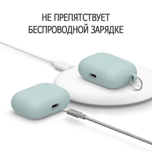 Чехол Elago Liquid Hang case для AirPods Pro, Mint