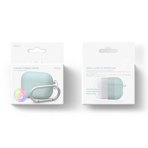 Чехол Elago Liquid Hang case для AirPods Pro, Mint