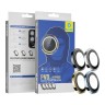 BLUEO Camera Lens PVD stainless steel для камеры iPhone 13 Pro | 13 Pro Max, Gold (3 шт +installer)