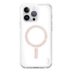Uniq для iPhone 15 Pro чехол COEHL Glace Rose Gold (MagSafe)