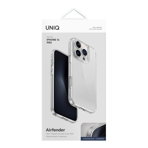 Uniq для iPhone 16 Pro чехол Air Fender Clear