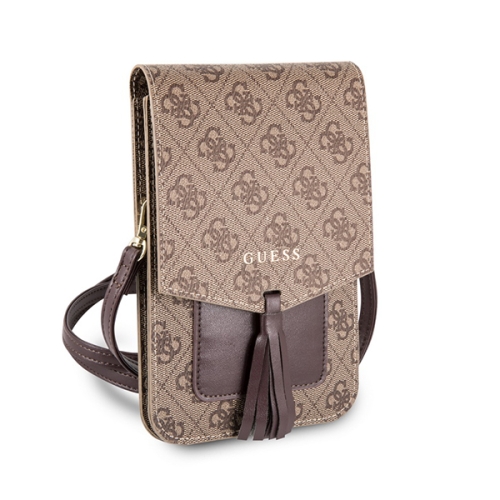 Сумка Guess Wallet Bag 4G для смартфонов, коричневый