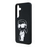 Karl Lagerfeld для Galaxy S25 чехол Liquid Silicone NFT Graffiti Karl Ikonik Hard Black (MagSafe)