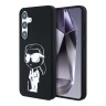 Karl Lagerfeld для Galaxy S25 чехол Liquid Silicone NFT Graffiti Karl Ikonik Hard Black (MagSafe)