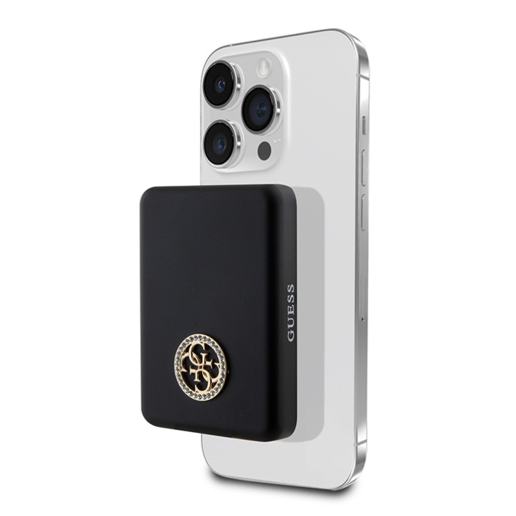 Guess АКБ MagSafe with 4G Diamond logo 5000 mAh 15W Black