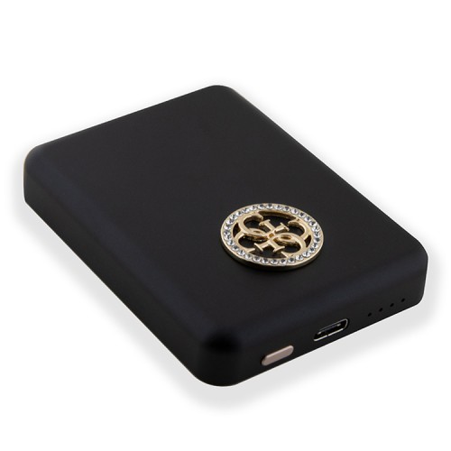 Guess АКБ MagSafe with 4G Diamond logo 5000 mAh 15W Black