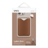 Uniq картхолдер Lyden EVO магнитный кожаный с подставкой для телефона, Caramel