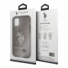 Чехол U.S. Polo Assn. Transparent silicone Big horse Hard для iPhone 11 Pro, черный