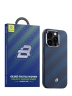 BlueO чехол для iPhone 16 Pro Max, Tactile Woven Armor Aramid fiber (Kevlar) Galaxy Blue (MagSafe)