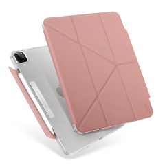 Чехол Uniq Camden Anti-microbial для iPad Pro 11 (2022/21) с отсеком для стилуса, розовый