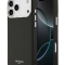 Lacoste для iPhone 17 Pro Max чехол PU Grained Metal Foil logo & Cam Hard Black/Silver (MagSafe)