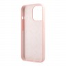 Чехол Guess Liquid Silicone 4G Big logo Hard для iPhone 13 Pro, розовый