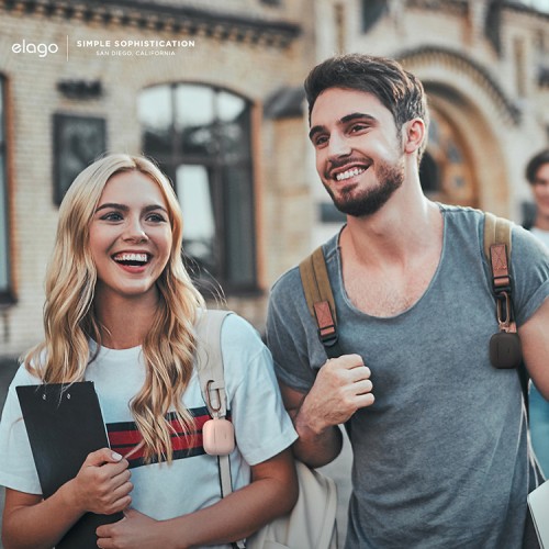 Чехол Elago Silicone Hang case для AirPods 3 (2021), розовый