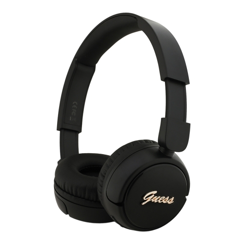 Guess наушники беспроводные накладные Bluetooth HP Round with Script Metal Logo Black