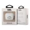 Чехол Karl Lagerfeld Silicone case with ring RSG logo для Airpods 3 (2021), белый