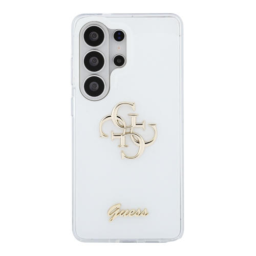 Guess для Galaxy S26 Ultra чехол IML 4G Big metal and Script logo Metal cam Hard White