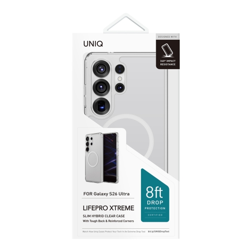 Uniq для Galaxy S26 Ultra чехол LifePro Xtreme Crystal Clear (MagSafe)