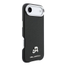 Karl Lagerfeld для iPhone Air чехол PU Saffiano FW NFT Karl&Choupette metal & Cam Black (MagSafe)