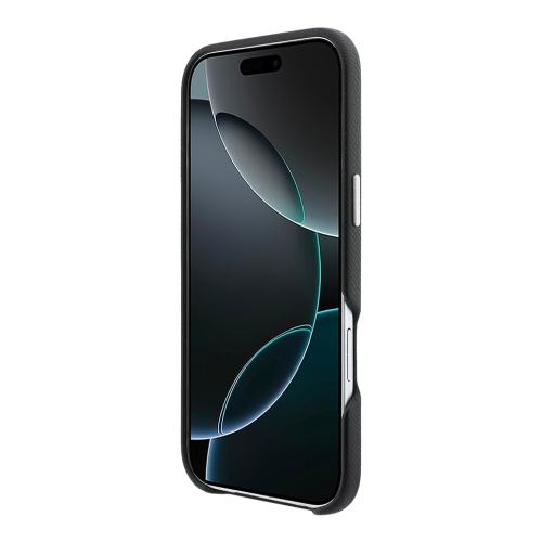 Karl Lagerfeld для iPhone Air чехол PU Saffiano FW NFT Karl&Choupette metal & Cam Black (MagSafe)