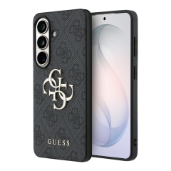 Guess для Galaxy S26+ чехол PU 4G Big metal logo Hard Black
