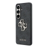 Guess для Galaxy S26+ чехол PU 4G Big metal logo Hard Black